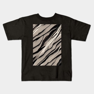 Stylized Granite Stone Pattern Texture #7 Kids T-Shirt